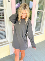 Simple Days Tunic Dress - Black