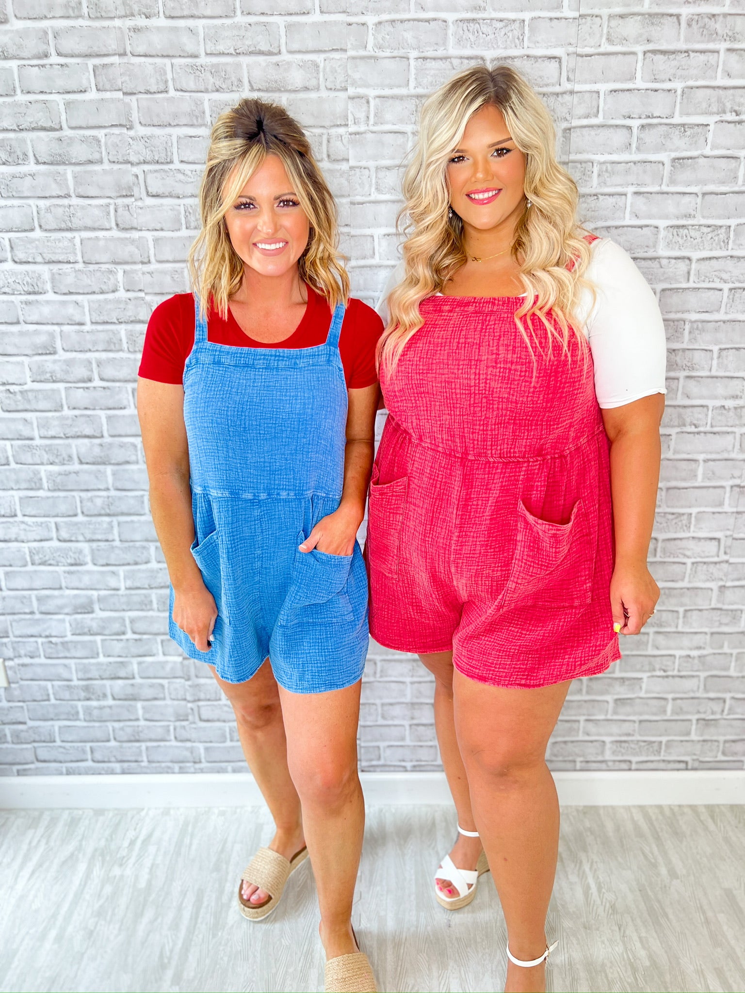 Happiest Days Romper - Cherry Red