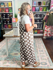 Spot Check Twill Overall - Mocha