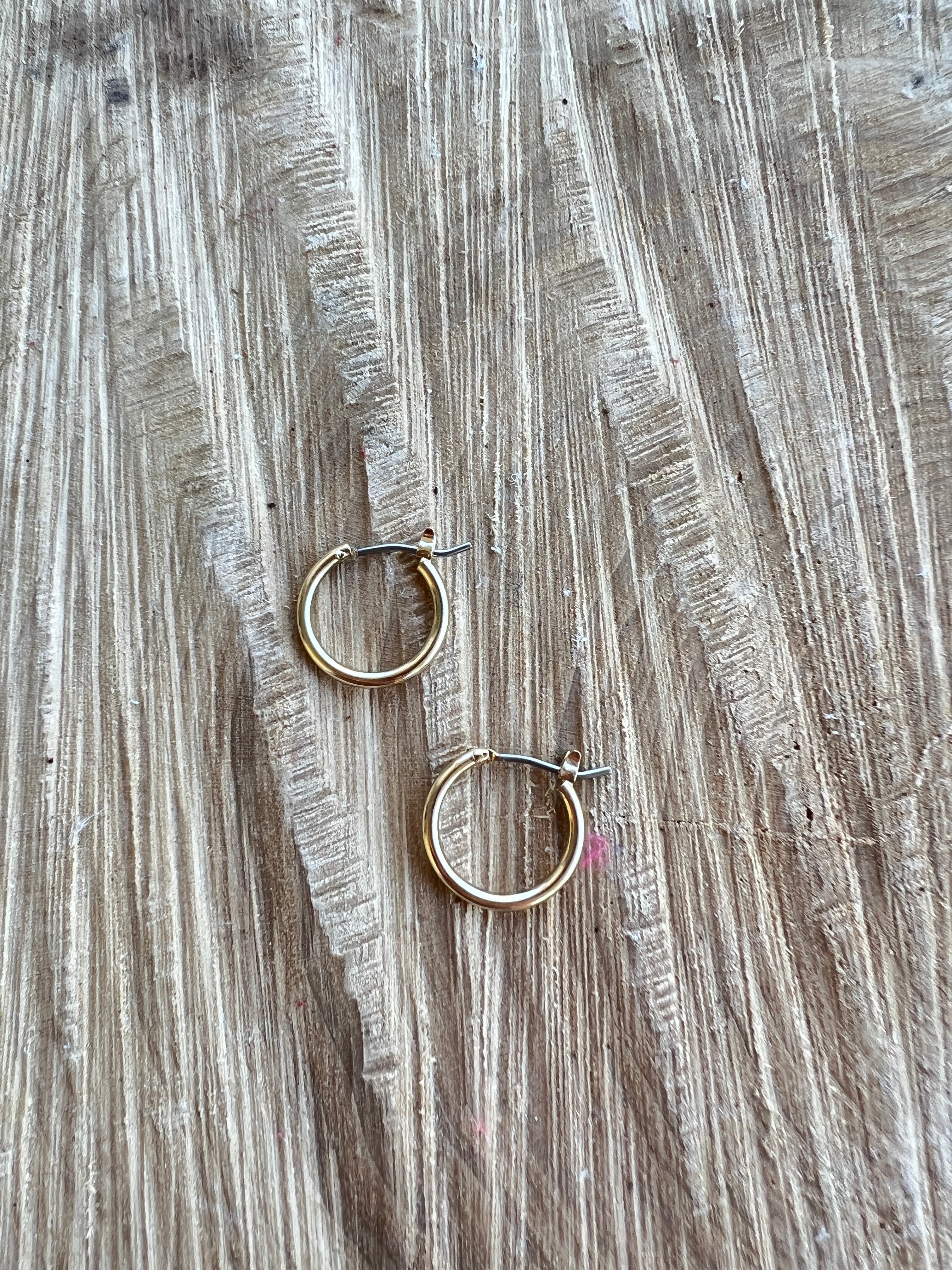 Small Brass Hoops