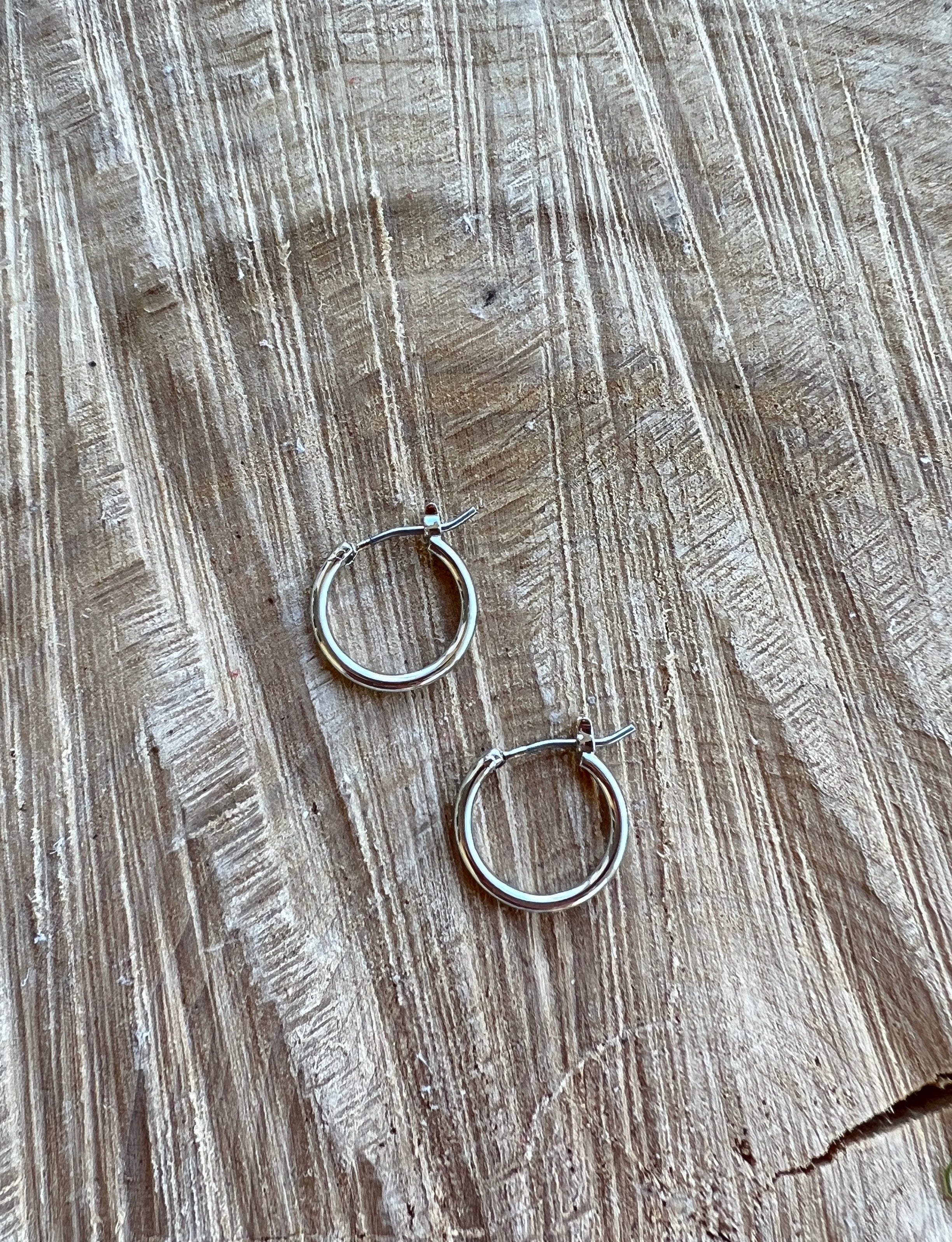 Small Brass Hoops