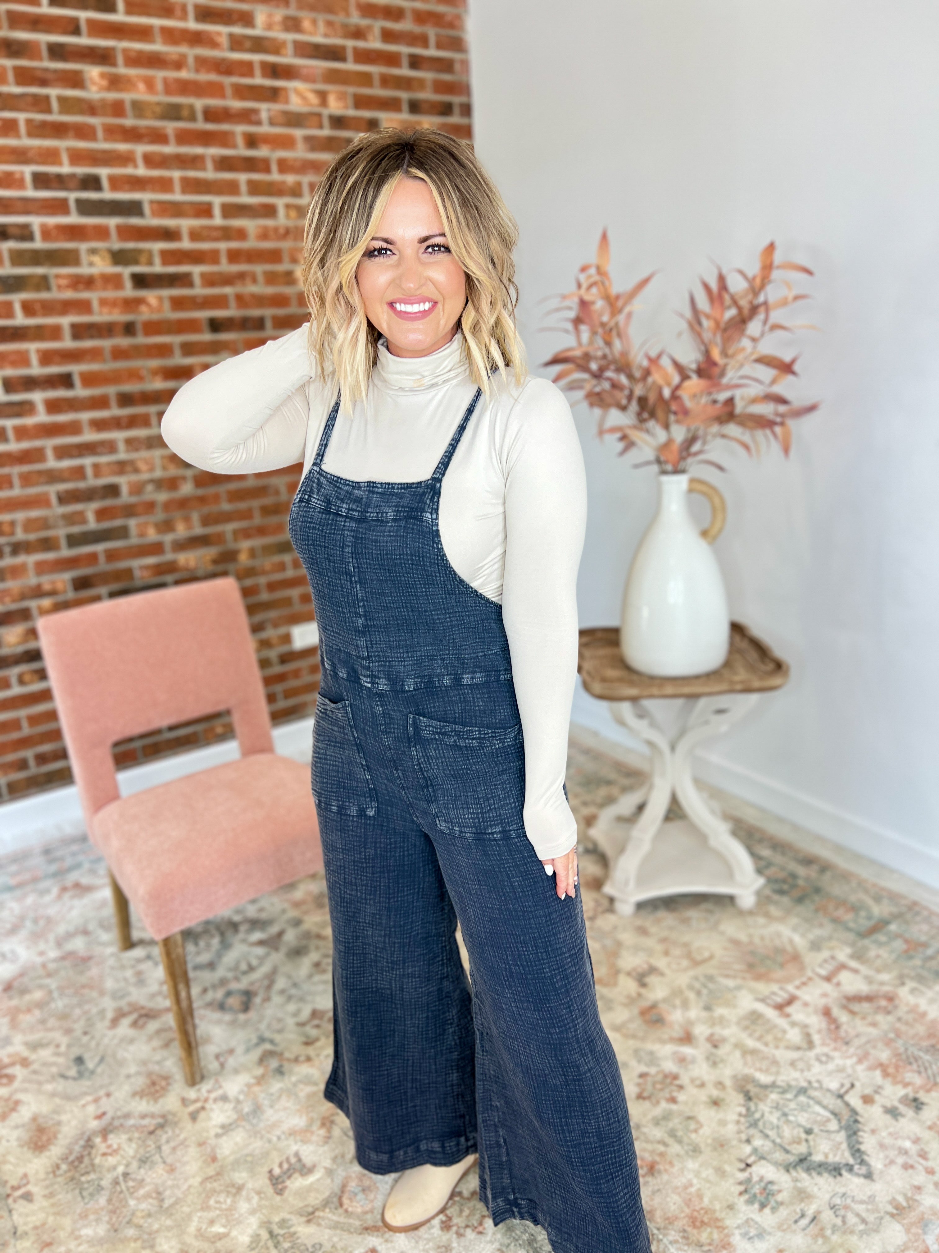 Nothing's Impossible Jumpsuit - Faded Denim