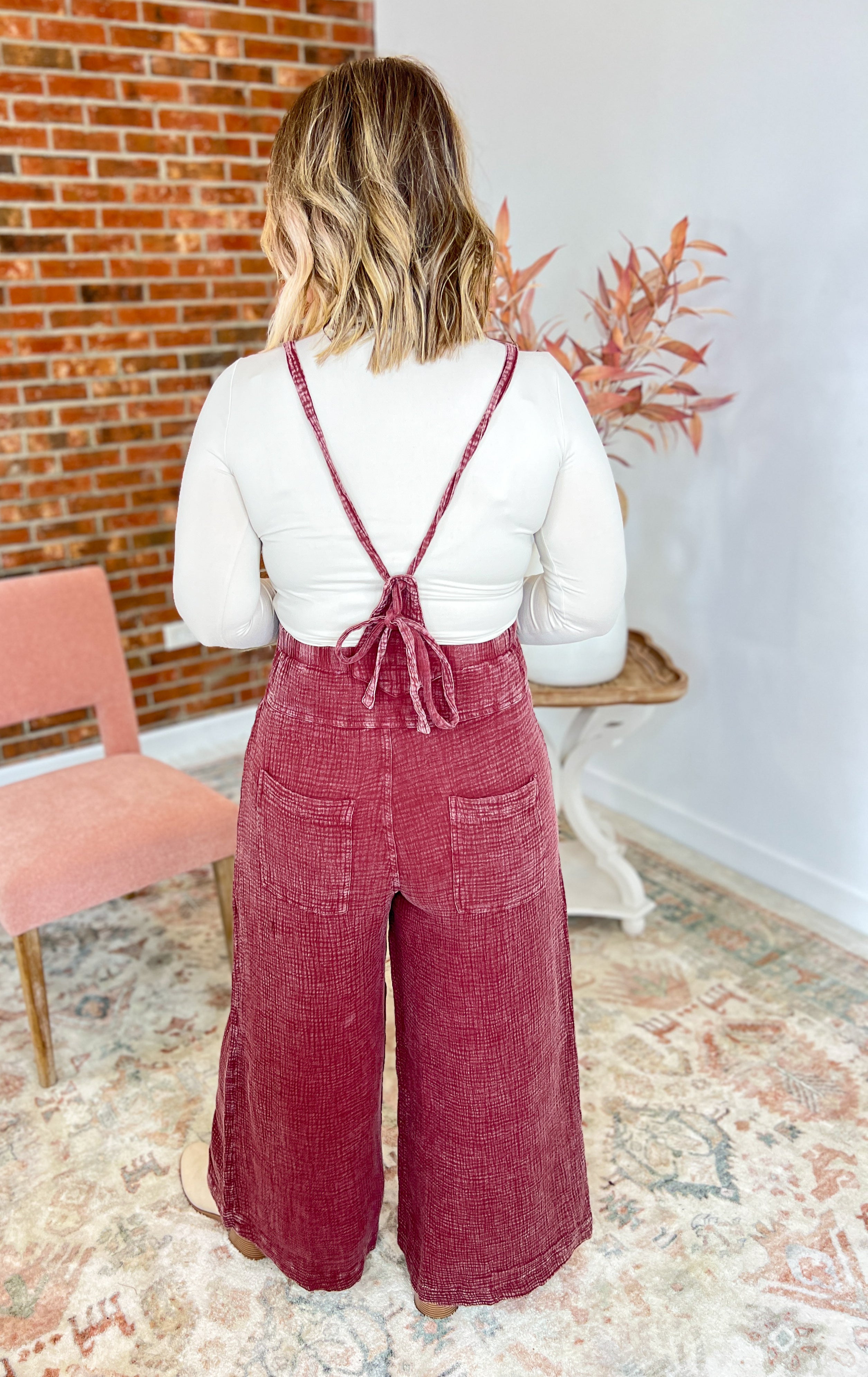 Nothing's Impossible Jumpsuit - Plum