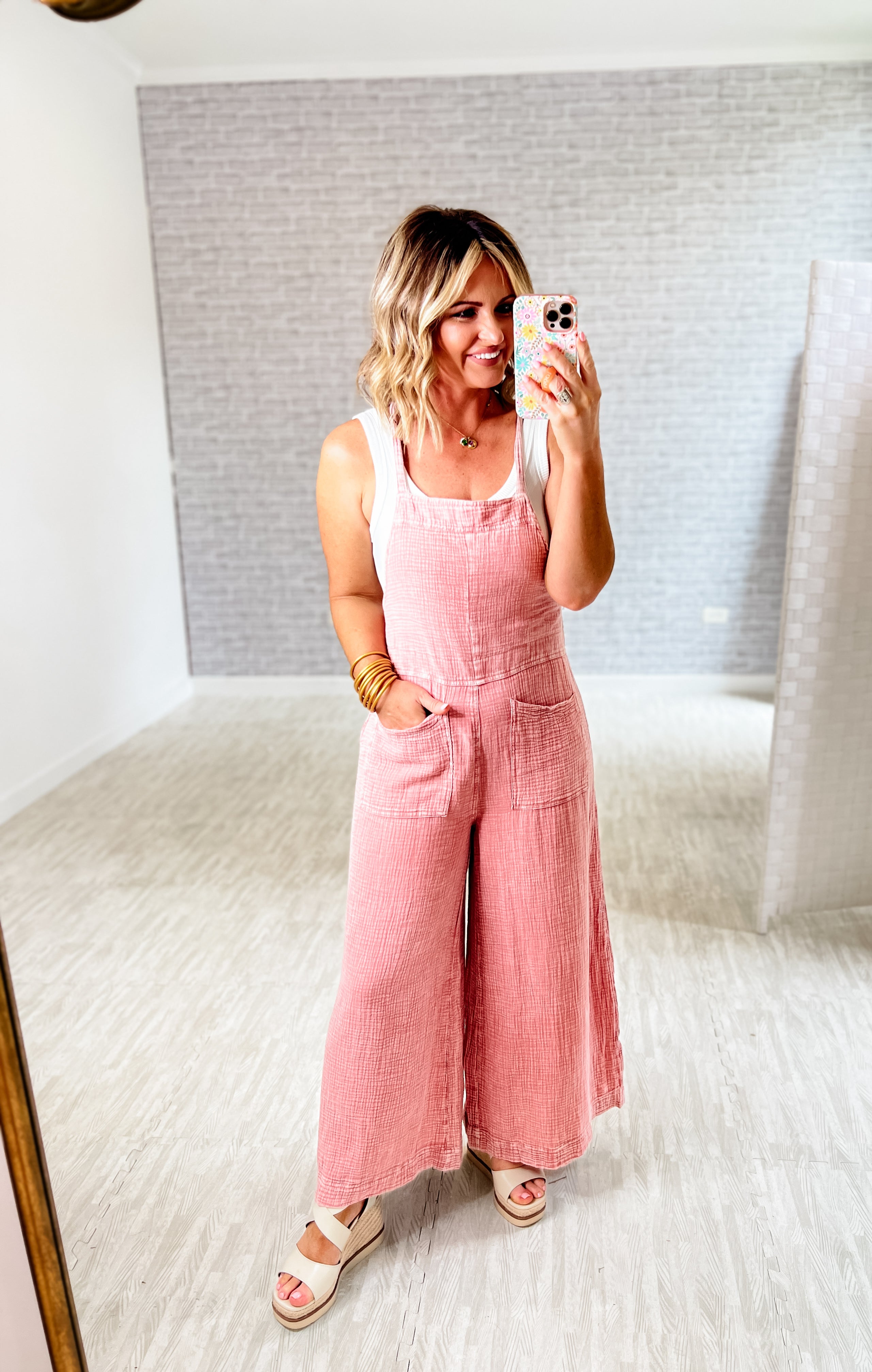 Nothing's Impossible Jumpsuit - Mauve Pink