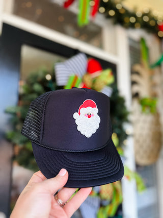Santa Claus Patch Christmas Trucker Hat