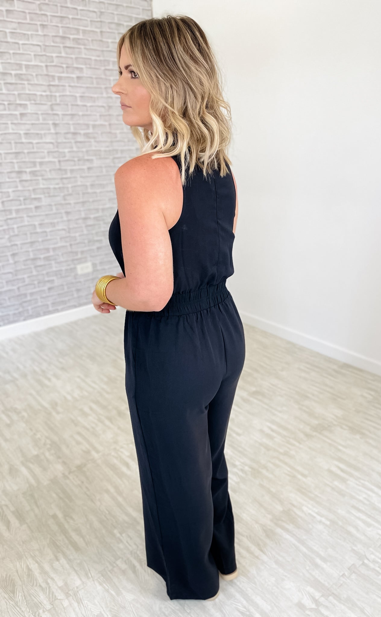 My Exciting News Jumpsuit - Black