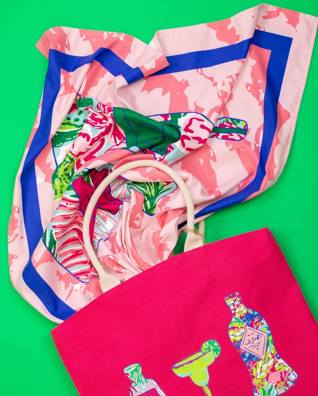 Tequila Sunrise Tropic Tote