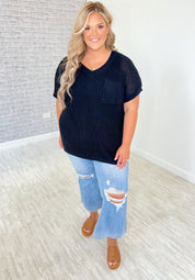 Risen Curvy High Rise Crop Flare Jeans