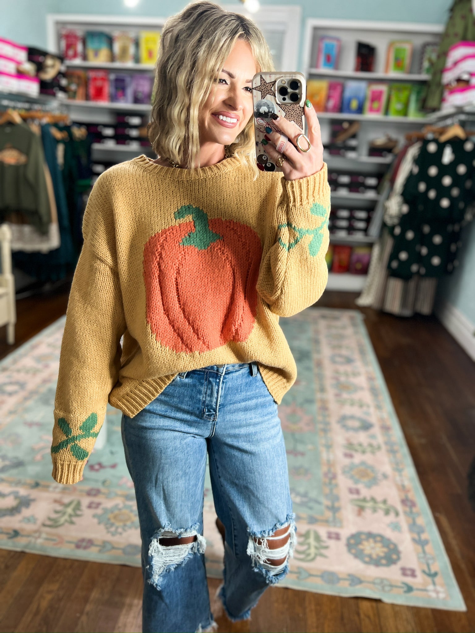 Cutest Pumpkin in the Patch Knit Sweater - Camel
