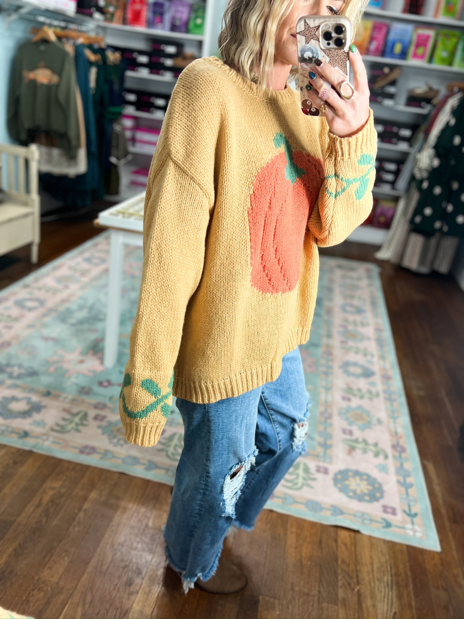 Cutest Pumpkin in the Patch Knit Sweater - Camel