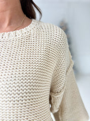 Made You Mine Knit Sweater - Scarlet