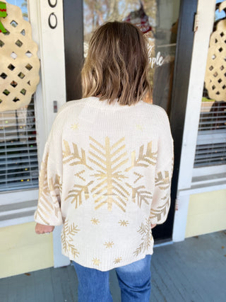 Snowflakes and Snuggles Sweater