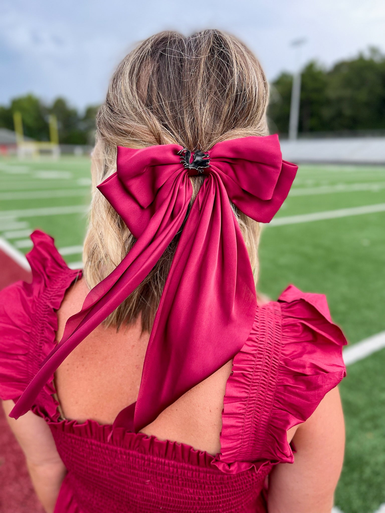 Stewart Simmons University of South Carolina Gamecock Smocked Sequin Dress