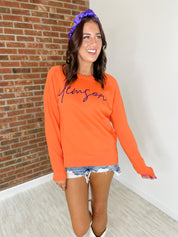 Stewart Simmons Clemson University Embroidered Sweatshirt