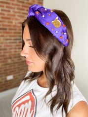 Clemson Game Day Headband - Purple