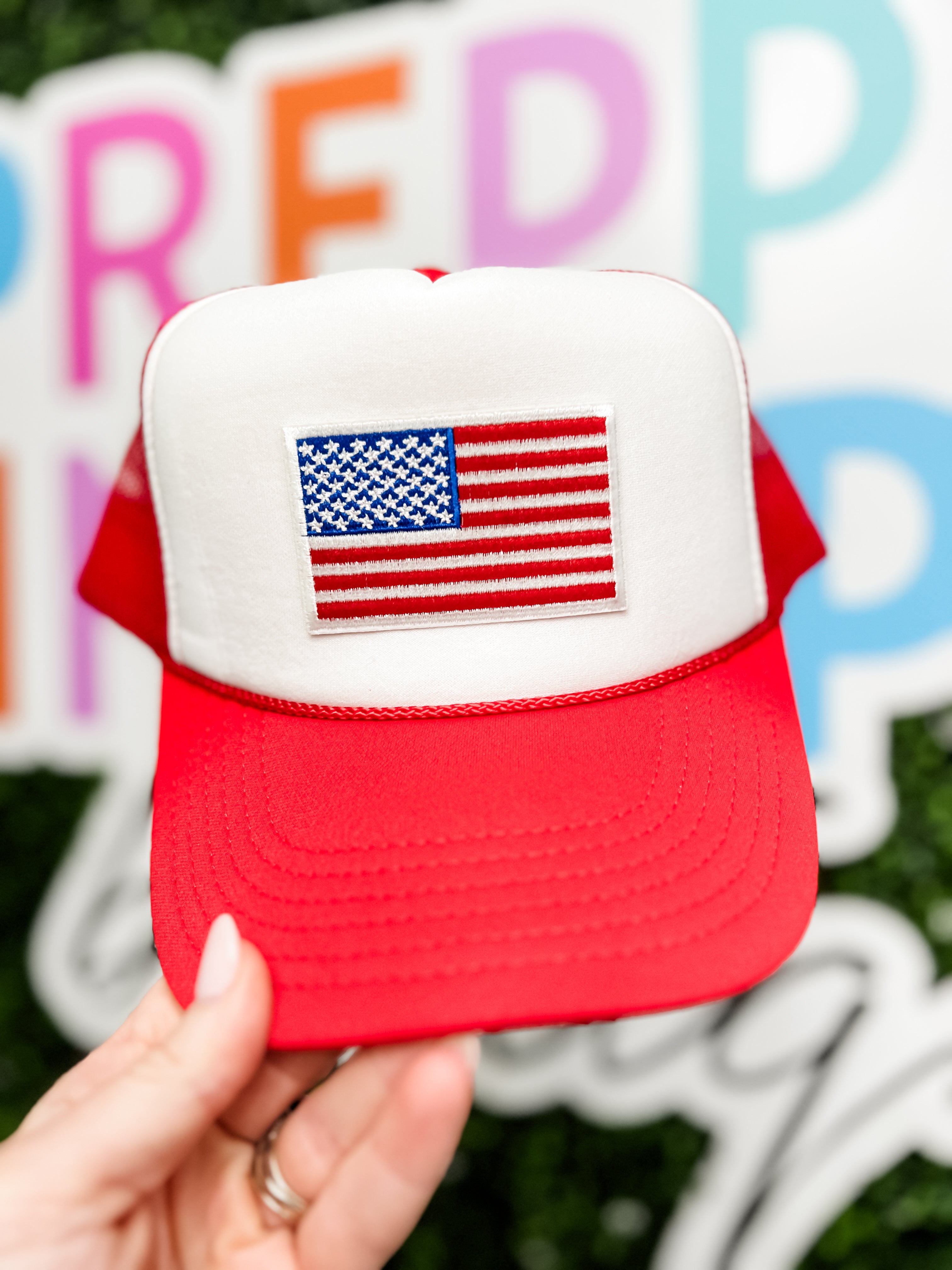 American Flag Hat