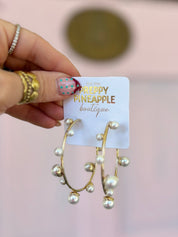 Pearl Stationed Hoops