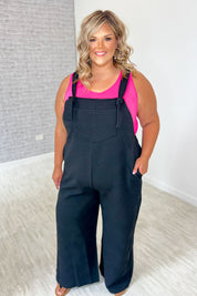 Bold Boundaries Curvy Jumpsuit - Black