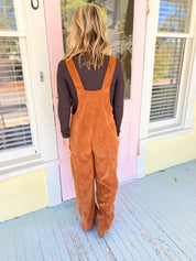 Ultra Soft Corduroy Jumpsuit - Copper