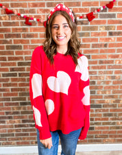 Heart to Heart Sweater Top