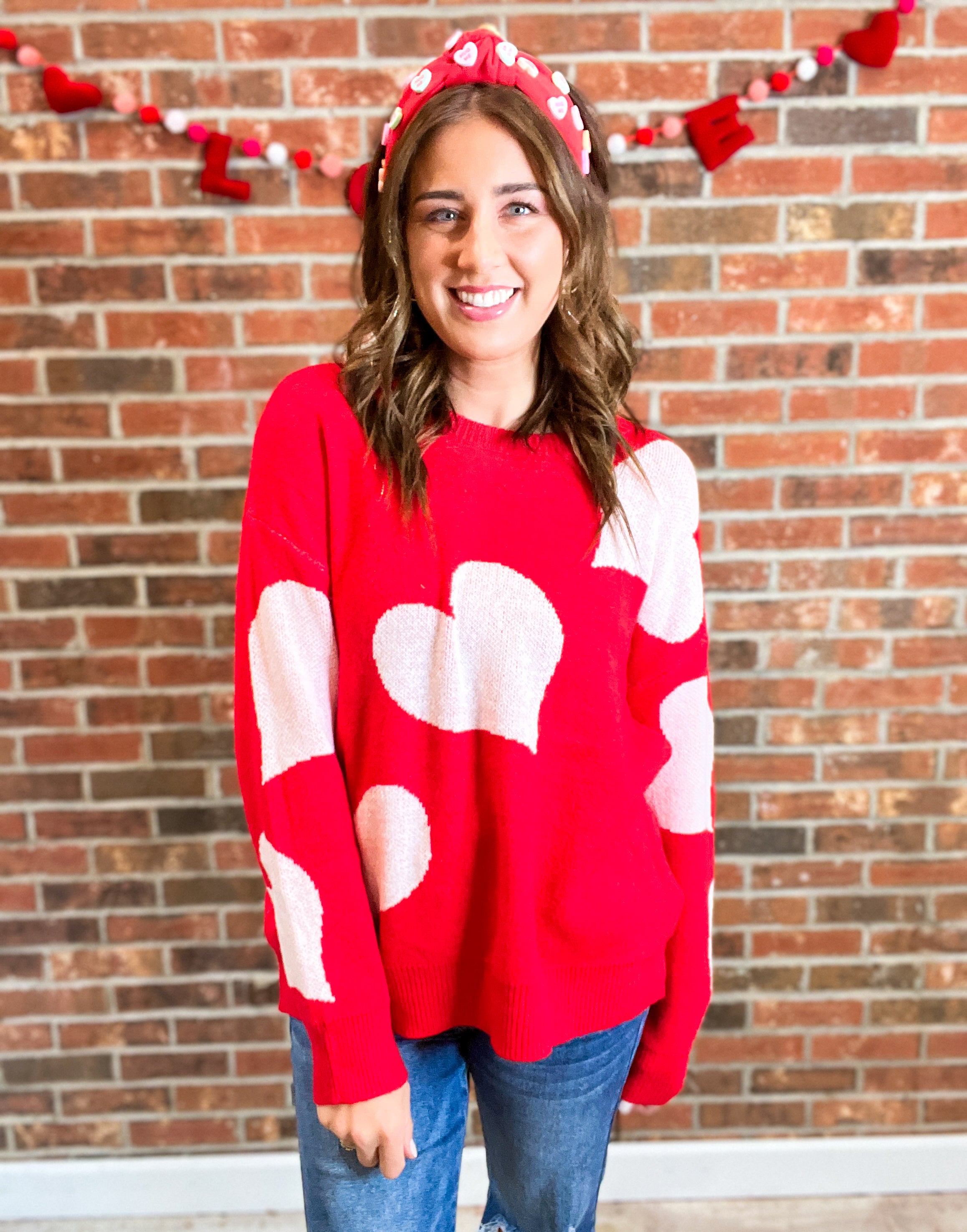 Heart to Heart Sweater Top