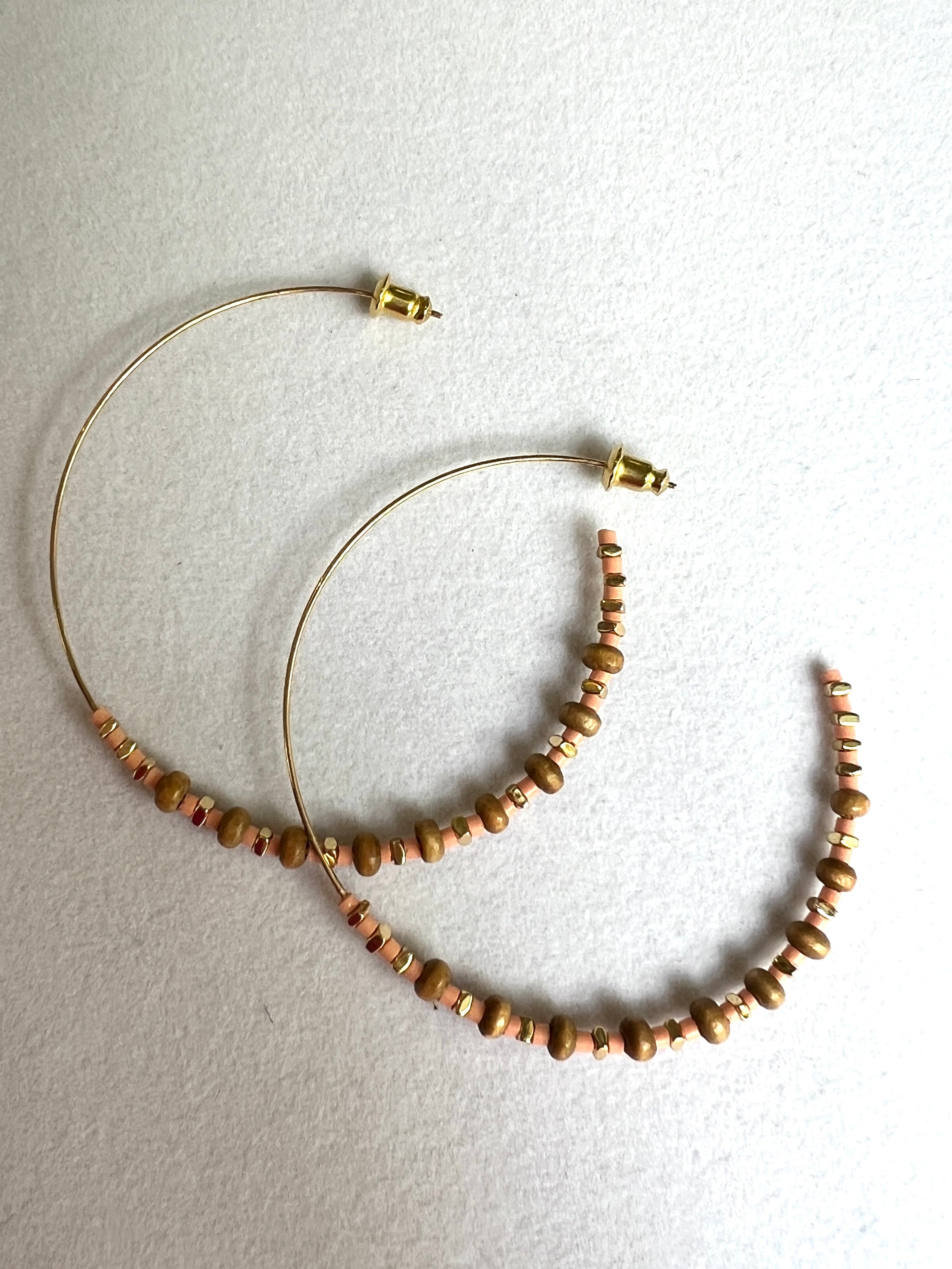 Bead Wire Hoops