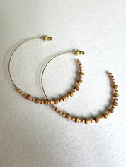 Bead Wire Hoops