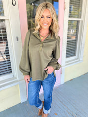 Statement Mock Neck Top