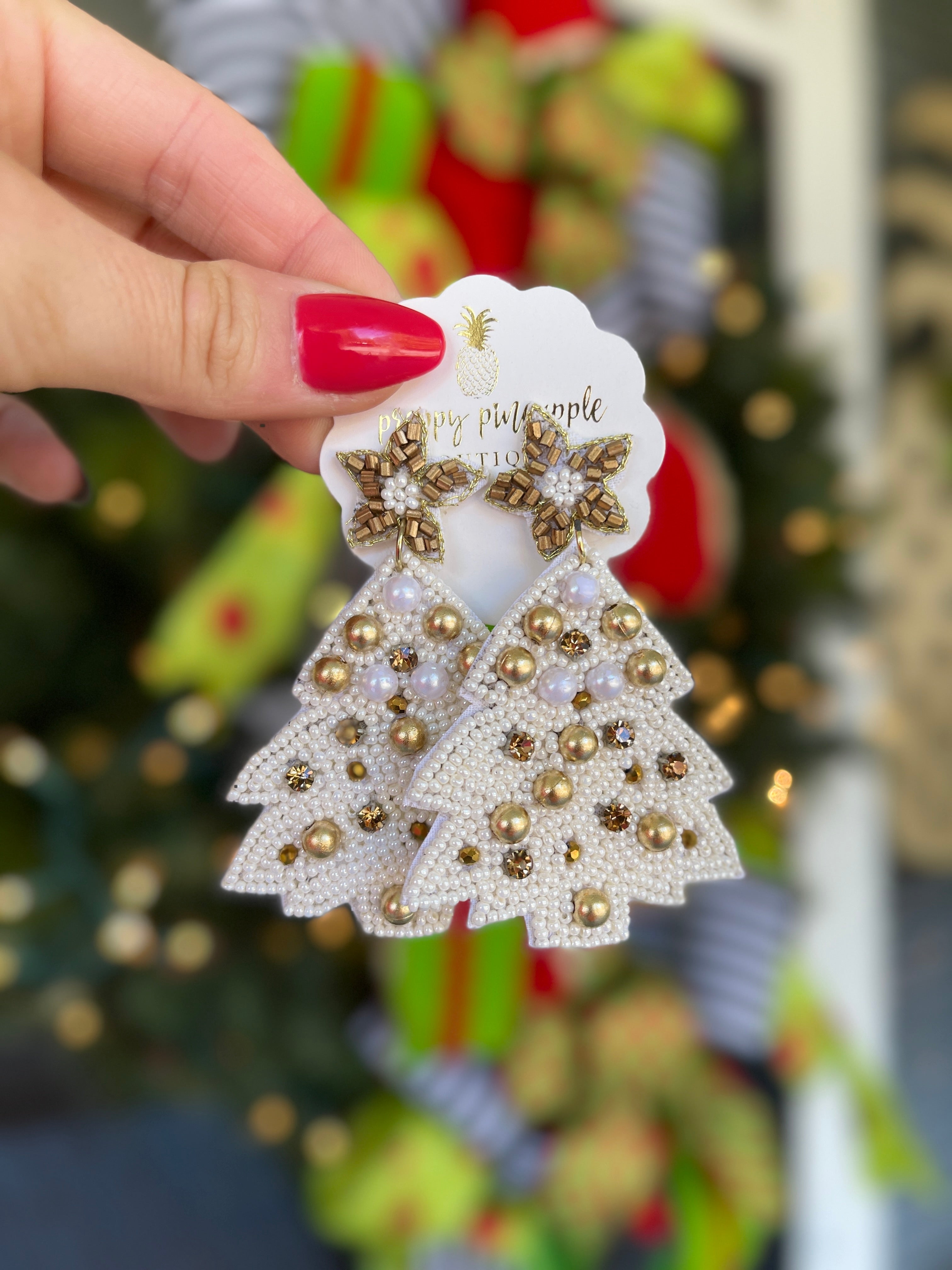 Christmas Tree Earrings