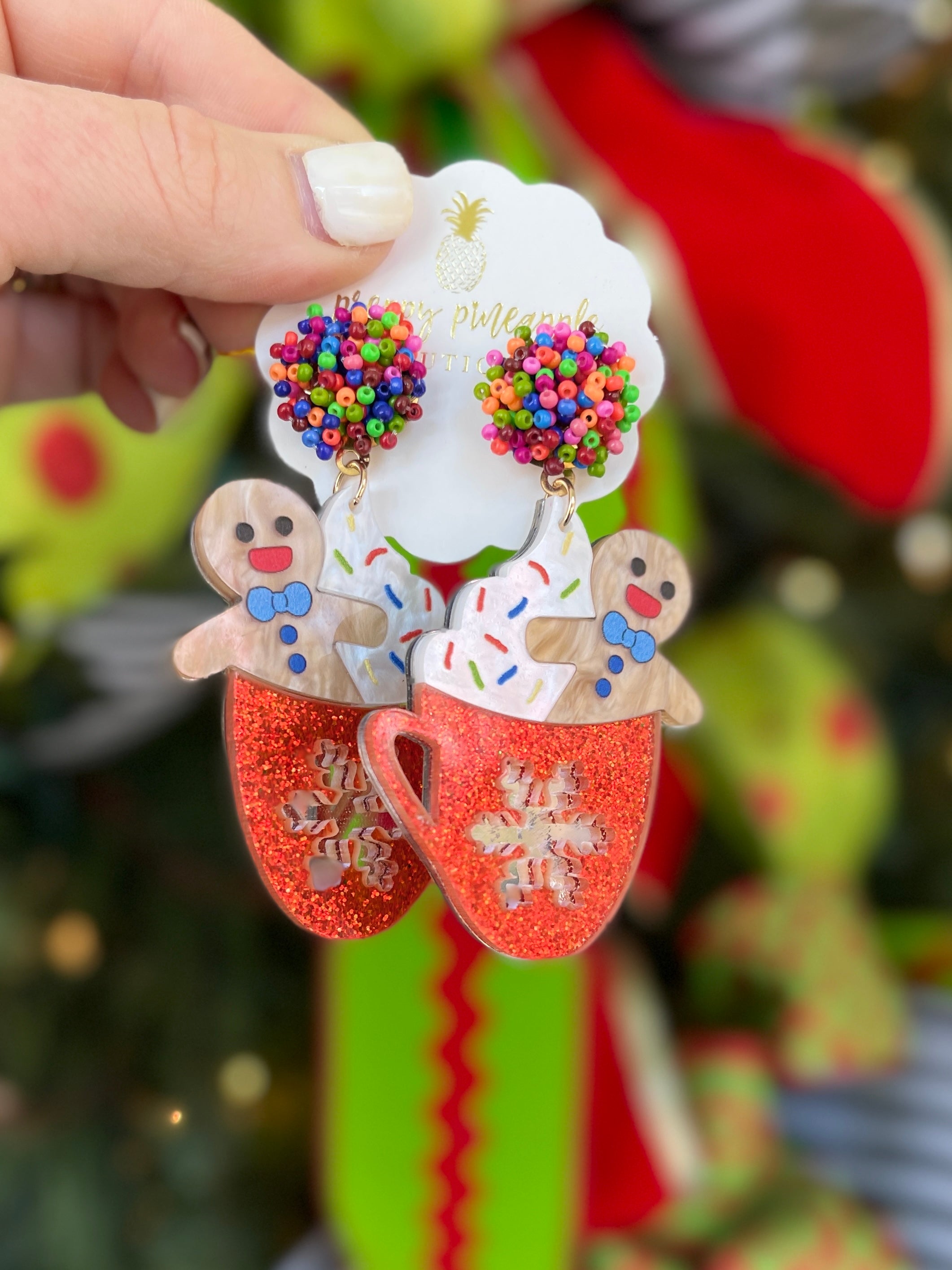 Ginger Bread & Hot Coco Earrings