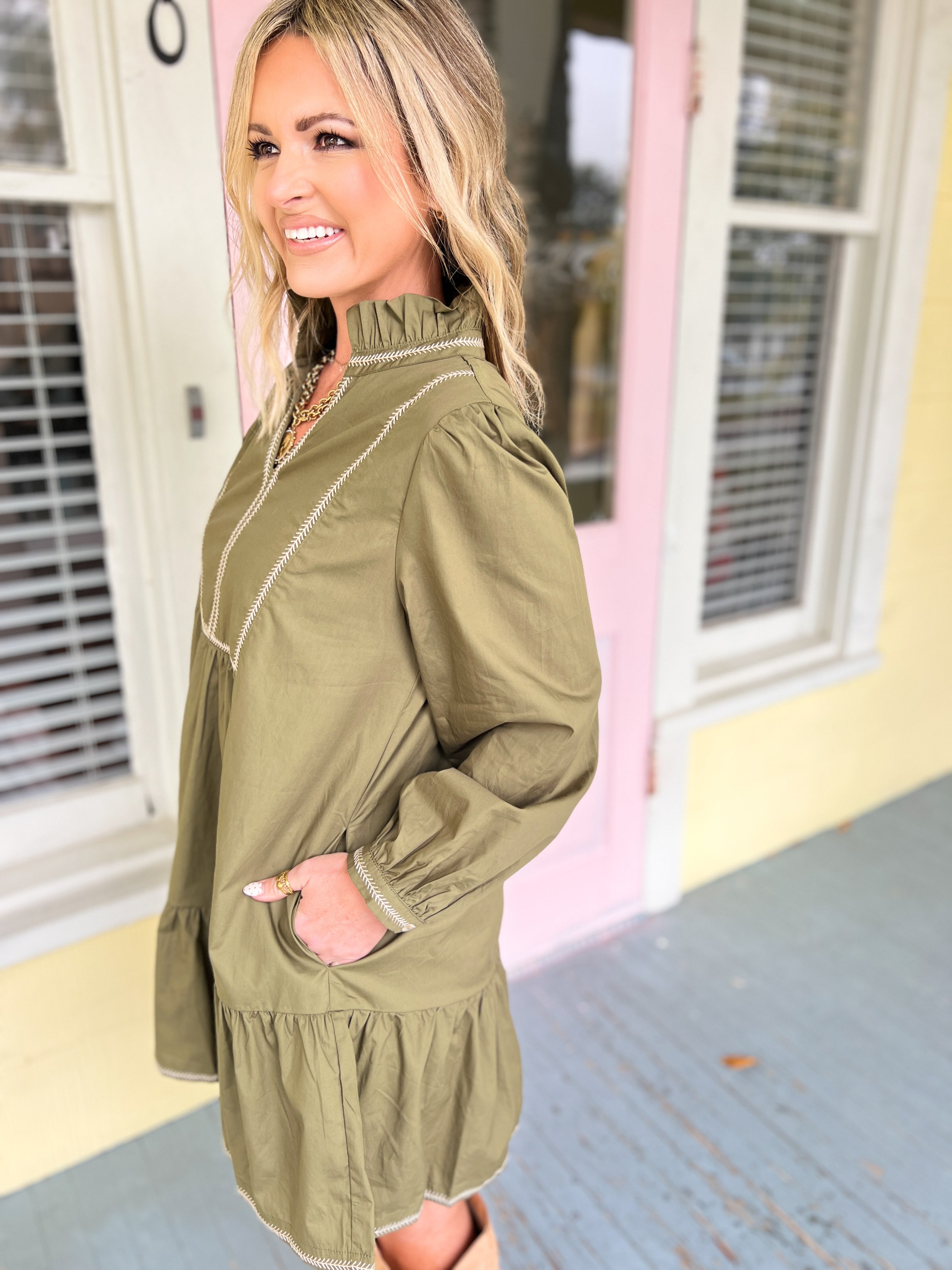 Kill the Lights Solid Casual Dress