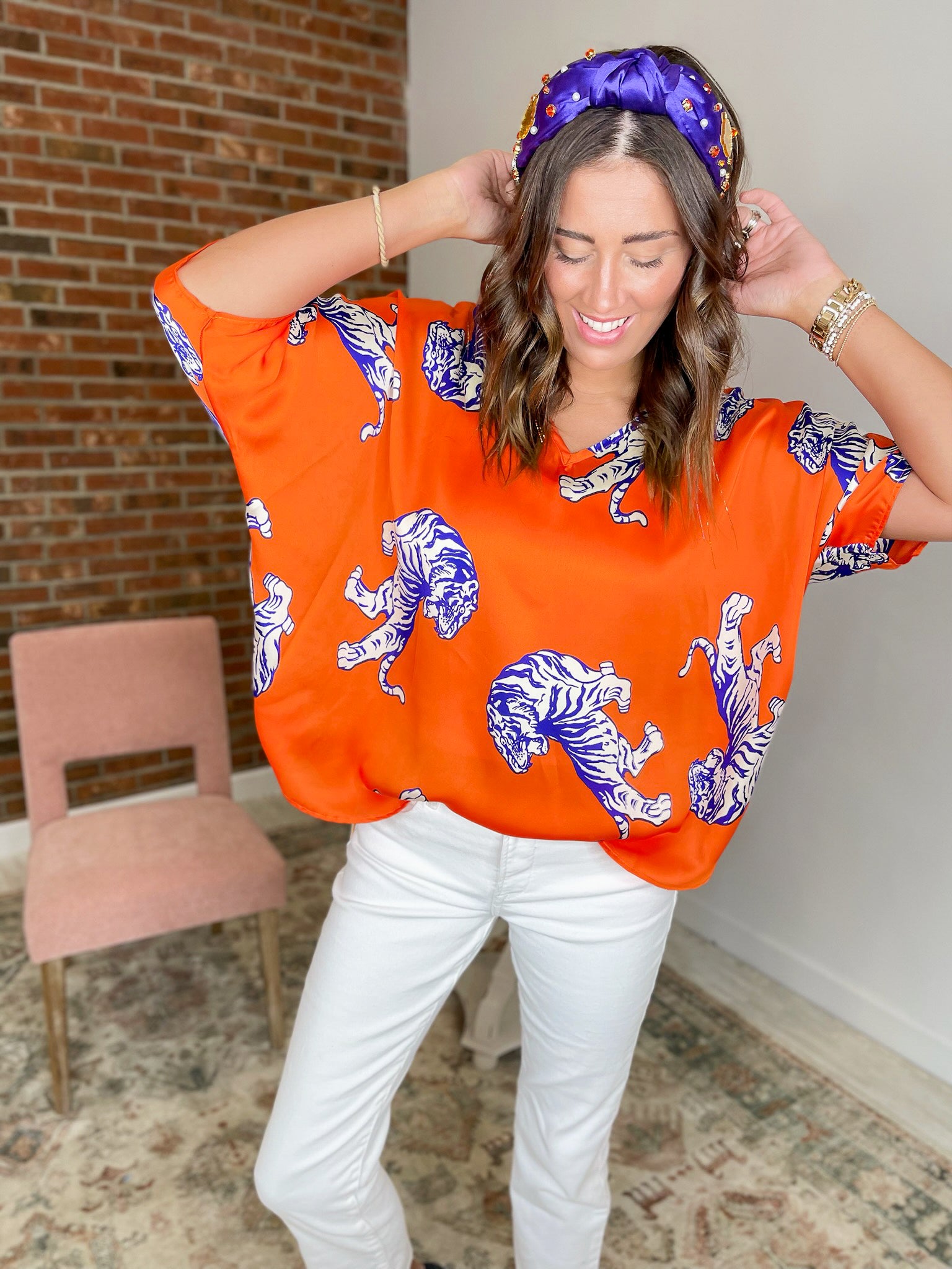 Clemson Tigress Top