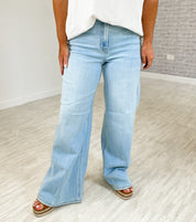 Cello High Rise Wide Leg Jeans