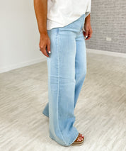 Cello High Rise Wide Leg Jeans