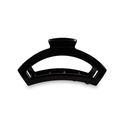 Medium Open Hair Clip - Black