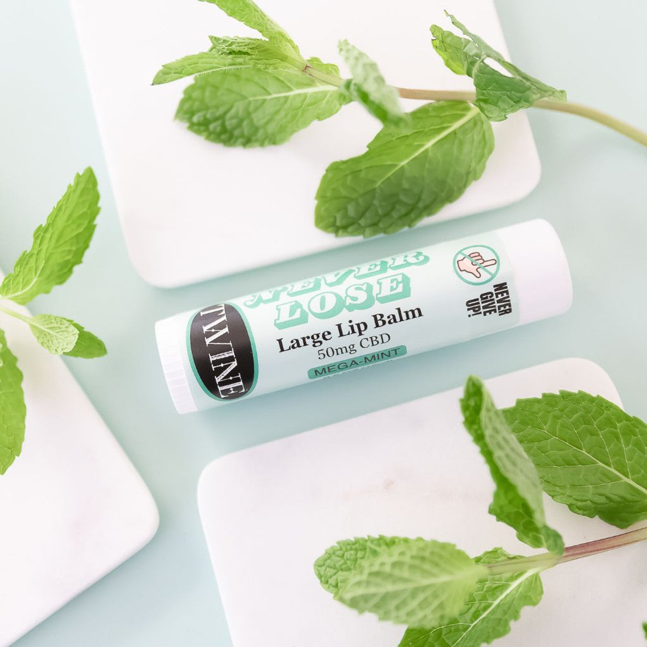 Twine | Never Lose Large Lip Balm - Mega Mint