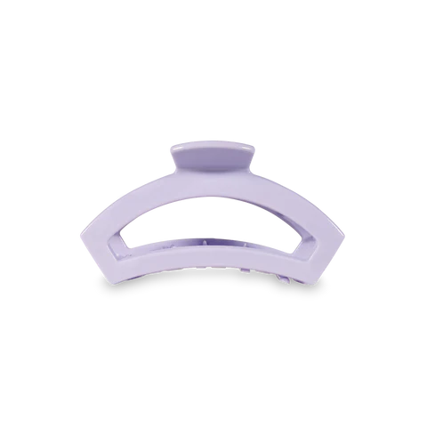 Tiny Teletie Open Hair Clip - Lilac