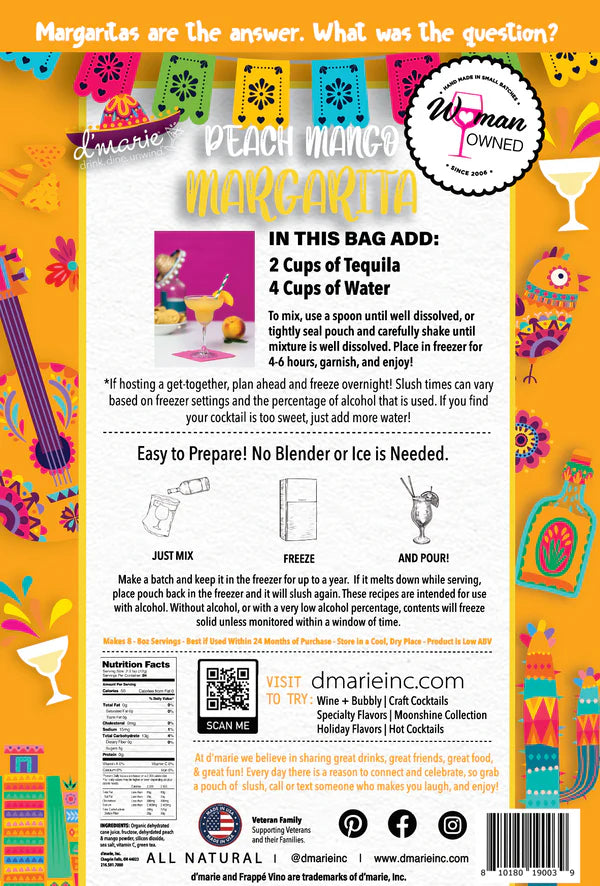 D'Marie | Peach Mango Margarita