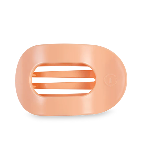 Small Flat Round Clip - Peach Fuzz