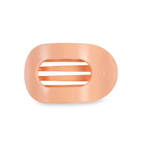 Medium Flat Round Clip - Peach Fuzz