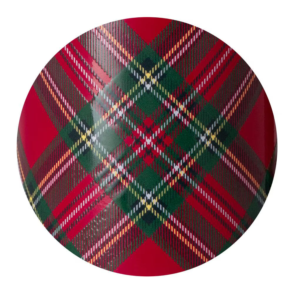 Swig |Stemless Wine Cup 12oz -Christmas Plaid