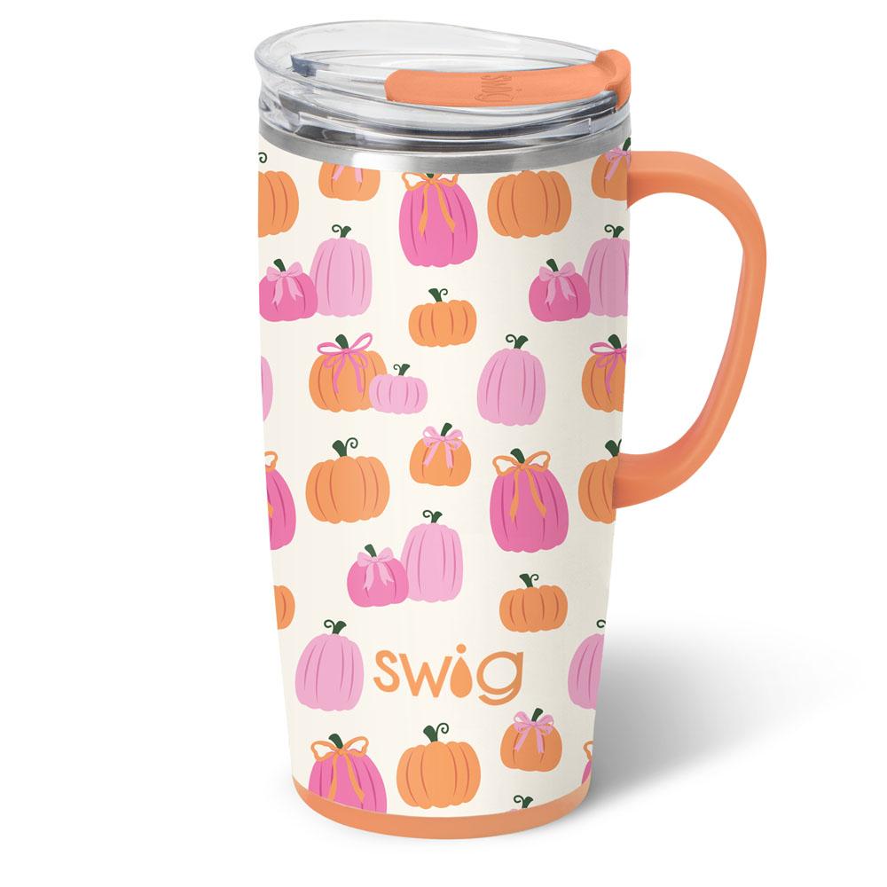 Swig |Travel Mug 22oz -Pumpkins and Bows