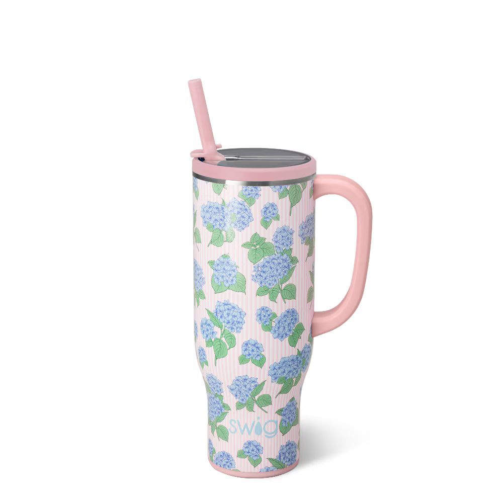 Swig 30 oz. Mega Mug - Hydrangeas