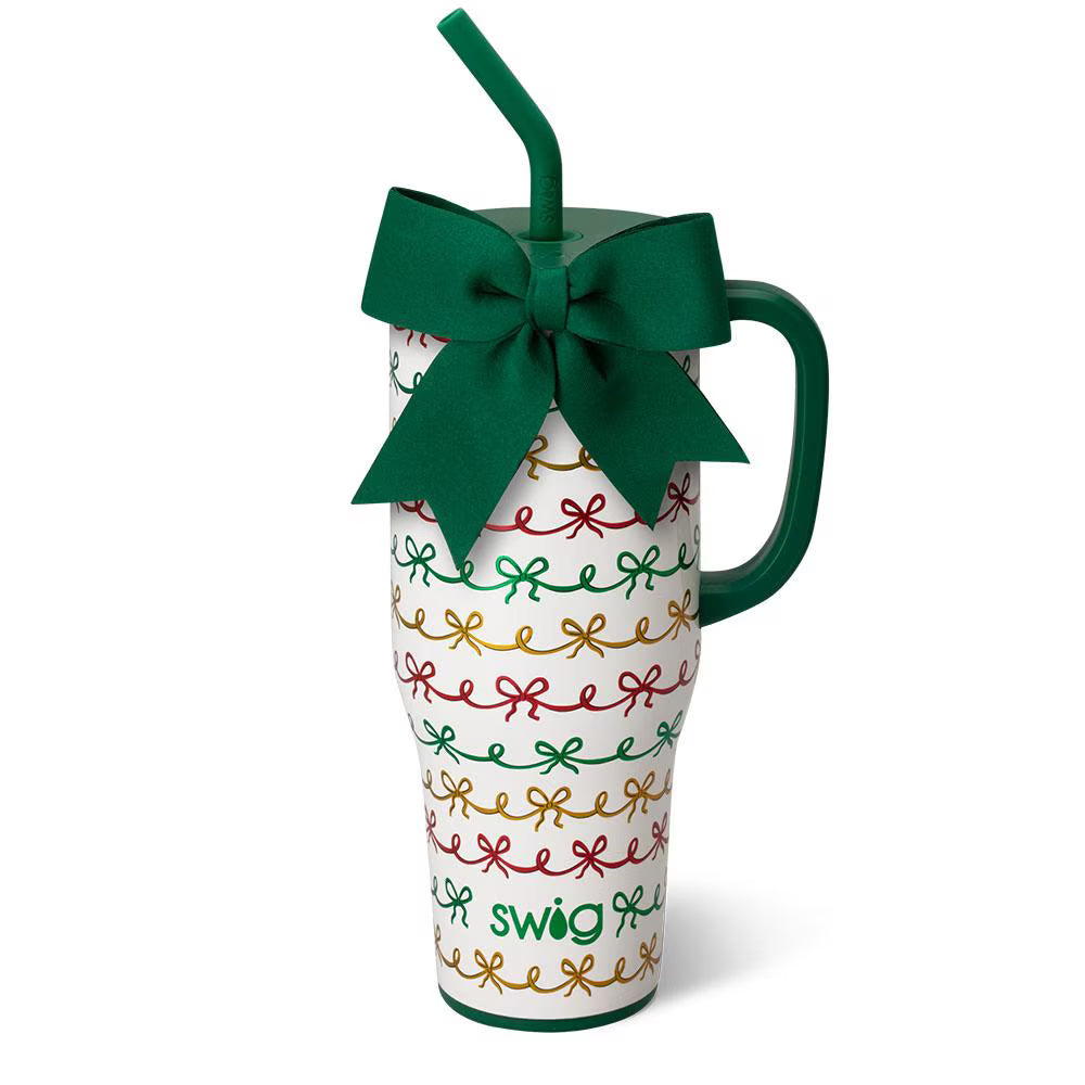 Swig | 40 oz. Mega Mug - Christmas Bows
