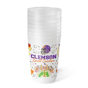 Tailgates in Clemson Frost Flex Cup 20oz (Set of 8)