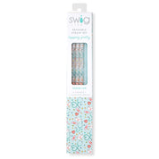 Swig | Reusable Straw Sets - Scrub Life + Aqua Glitter