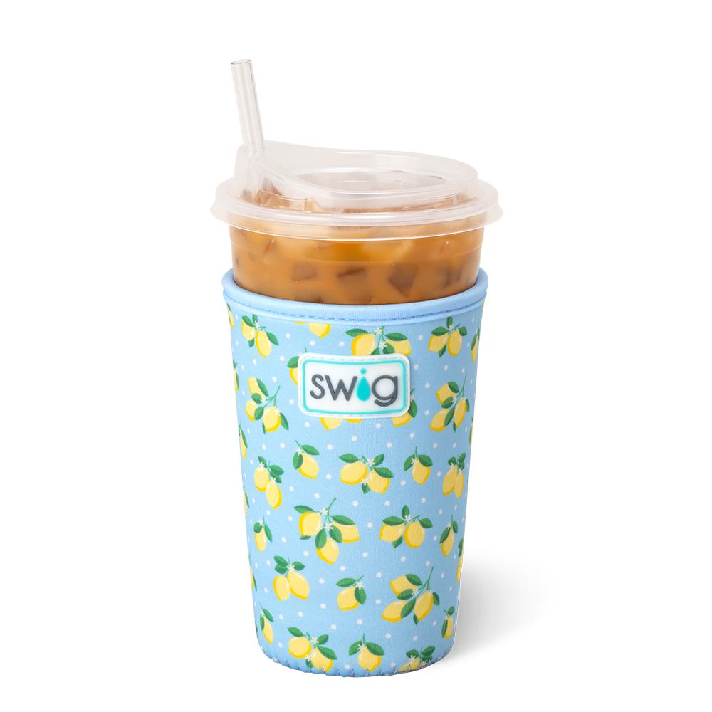 Swig | Medium Iced Cup Coolie - Lemon Meringue