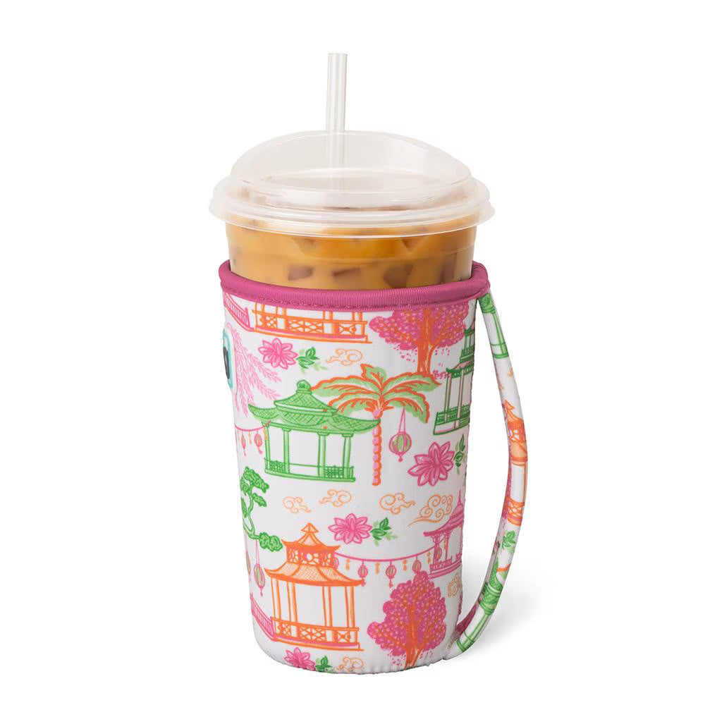 Swig | Medium Iced Cup Coolie - Pagoda Paradise