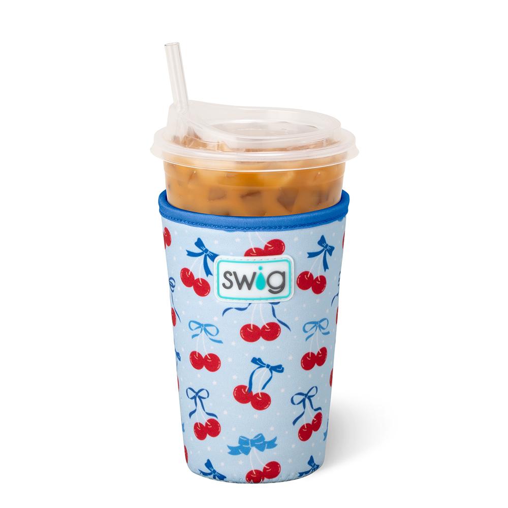 Swig |Medium Iced Cup Coolie - Cherry Pop