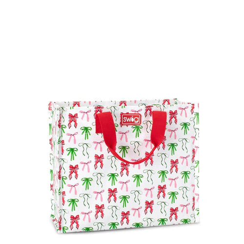 Swig Life Ribbons and Bows Reusable Bag (Medium)